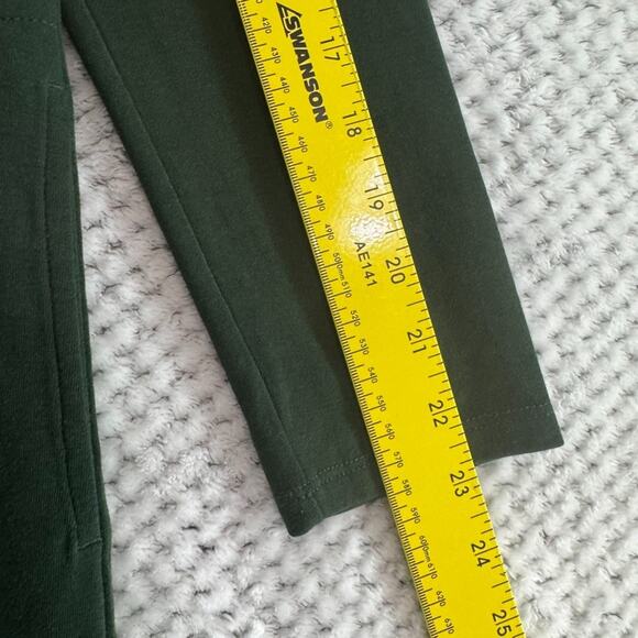 J Jill Dress Women SP Green A-Line Cowl Neck Long Sleeves Side Pockets Over Knee - Picture 11 of 14